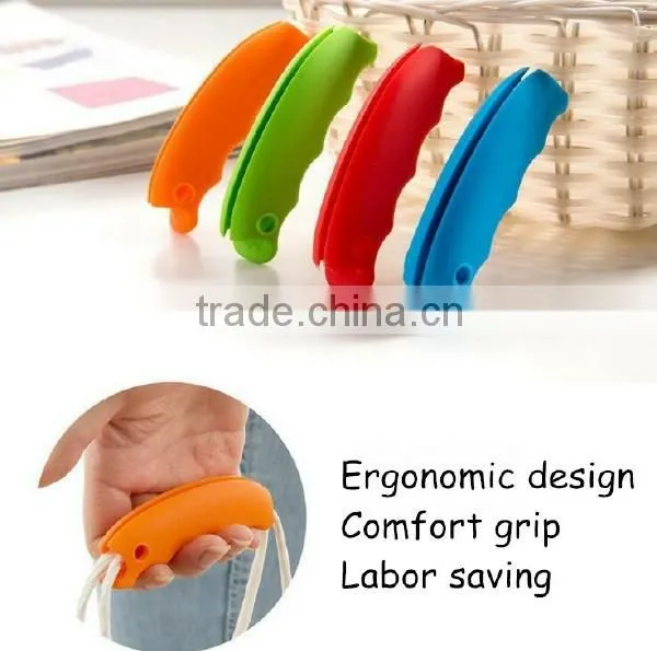 Recycable Plastic Bag Holder Detachable Bag Handle OEM Available photo-2
