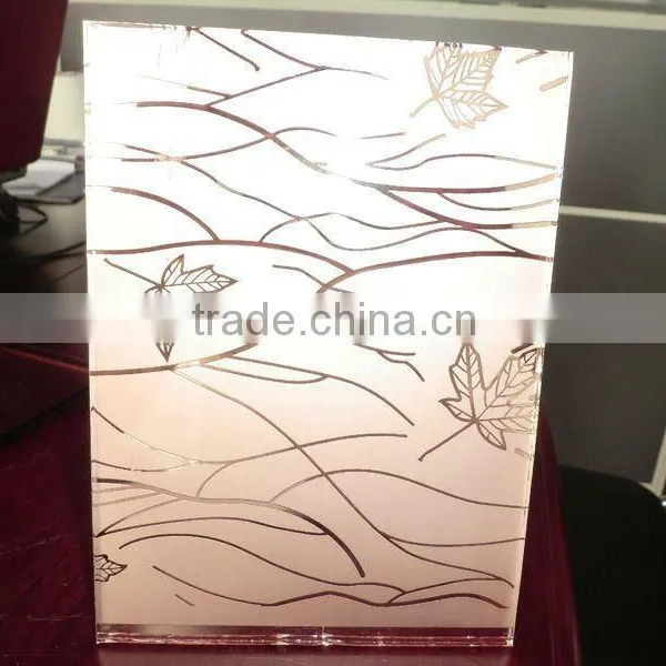 4mm Decorative Acid Etched Glass photo-3