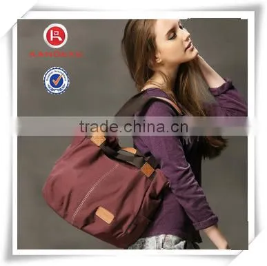 Fashion Design Leisure Western Style Canvas Women Vintage Handbag photo-2