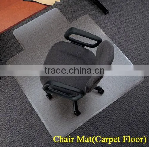Pvc Flat Pile Carpet Chair Mat photo-3