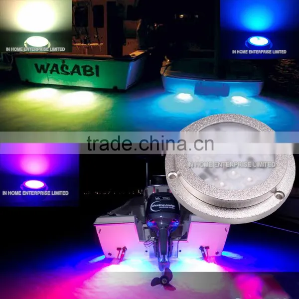 27W RGB LED Underwater Marine Light, Stainless Steel 316 Underwater Boat Light Supplier's Choice photo-6