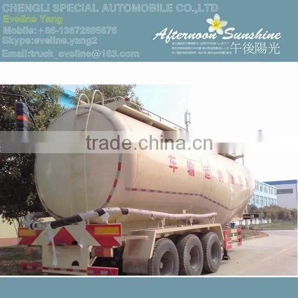 45CBM Bulk Powder Goods Tanker Trailer photo-3