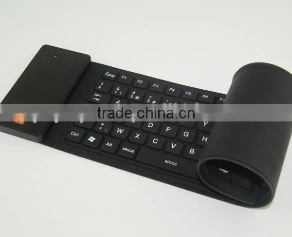 EU Standard Cheapest Waterproof Flexible Silicon French Bluetooth Keyboard photo-4