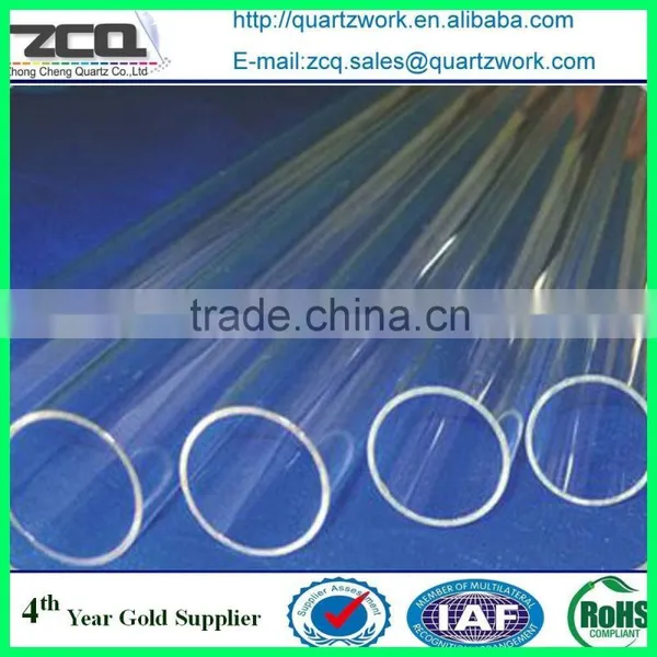 High Temperature Large Diameter Quartz Glass Tube for Sale photo-3