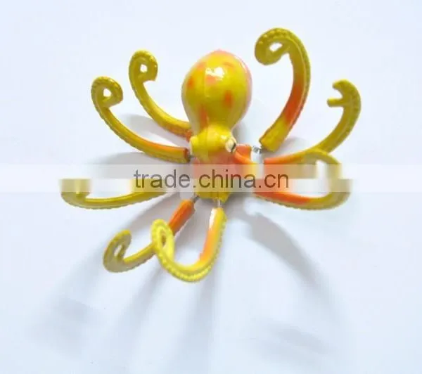 3.5 Inch Plastic Ocean 0ctopus Shapes Custom 3D Fridge Magnet photo-2