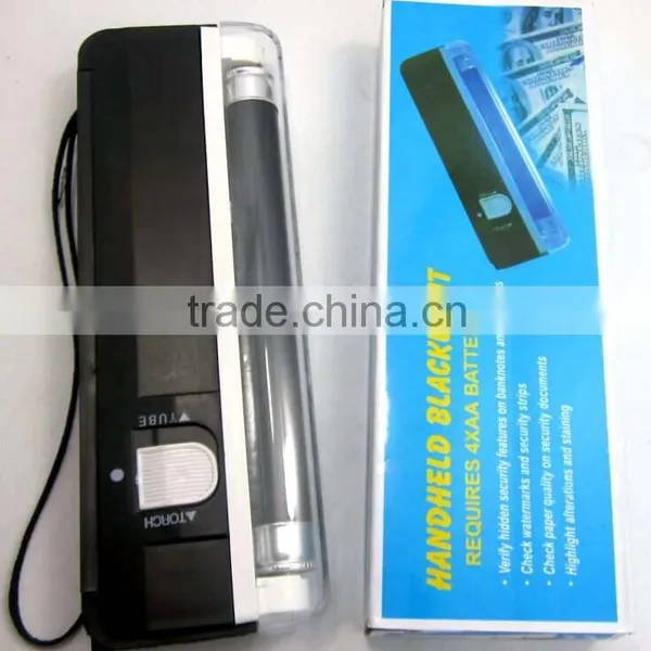 Mini Portable UV Lamp Counterfeit Money Detector , Magnetic Detection Quality Choice