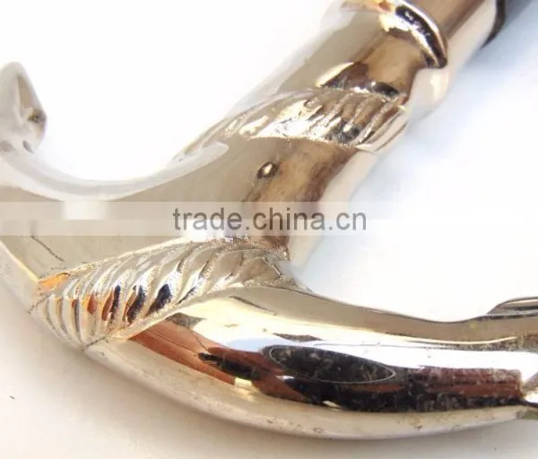 Brass Walking Stick/Antique Brass Walking Stick/Anchor Handle Walking Stick/stylish Walking Stick Wk1112 photo-4