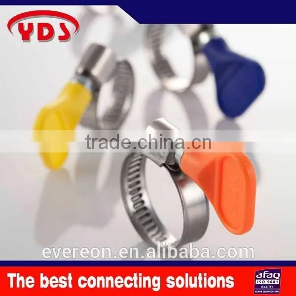 Stainless Steel With Plastic POM Handle Pipe Clamp for Pvc Pipe