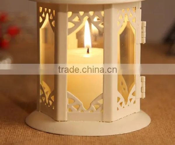 European-style Metal Candle Holder,iron Candlestick Lantern photo-2