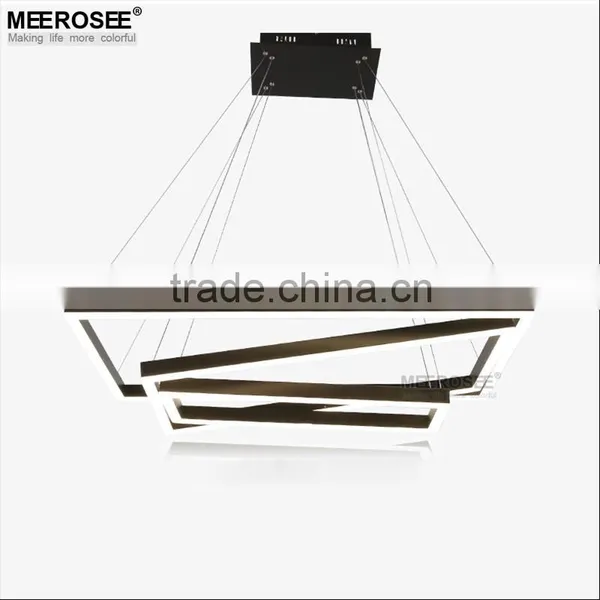 Meerosee Lighting Rectangular Pendant Light LED Luster Design Solutions International Chandelier MD83059 photo-2