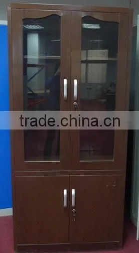 High Glass Office Steel Storage Cabinet Office/kitchen/living Cupboard Furniture photo-6