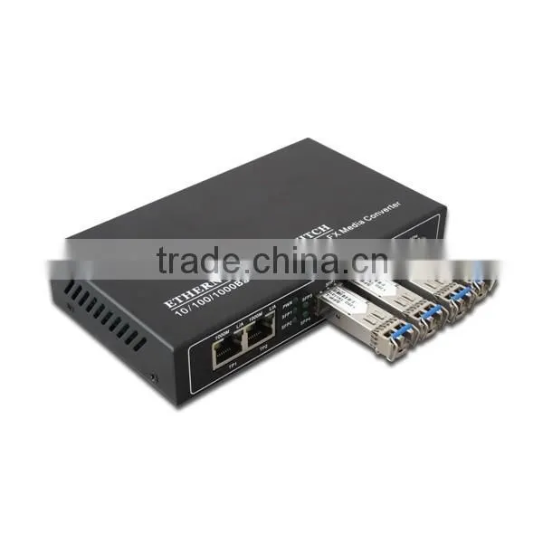 Gigabit Ethernet Optical Fiber Switch 1000Mbps 2 Rj45 Ports & 4 Sfp Sockets photo-3