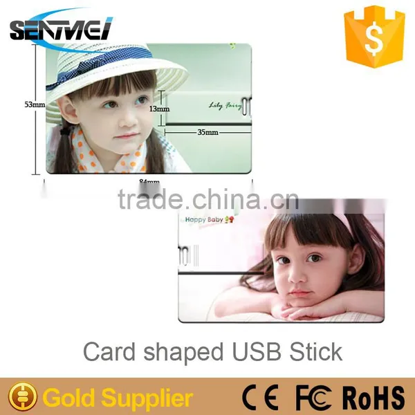 Ultra Thin Logo Print 4gb 8gb Usb Flash Drive Credit Card Quality Choice photo-5