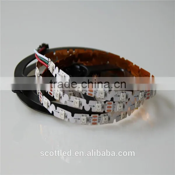PCB Width 5mm S Shape Bendable Digital Led Strip Addressable Built-in Sk6812 IC Led Strip Supplier's Choice photo-2