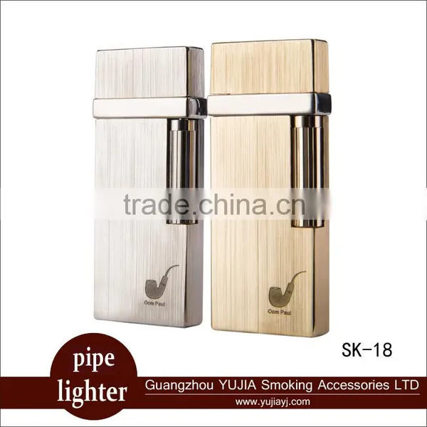 Guangzhou YuJia Smoking Hot Sale Newest Single Flame Copper Pipe Lighter Cigarette Lighter