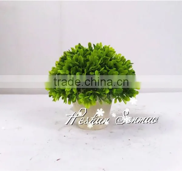 Table Decoration High Simulation Artificial Grass Ball Bonsai With Competitive Price photo-6