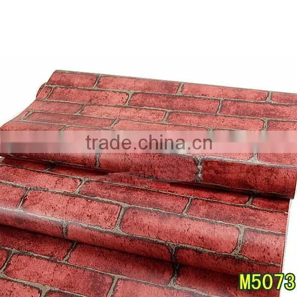 Simple China Wind Brick Type Self-adhesive Wallpaper Price photo-2