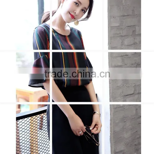2017brand New Thailand Style Short Sleeve Lady Top photo-6