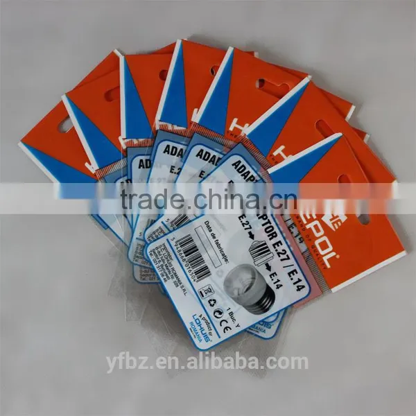 Wholesale Custom Printed Opp Packaging Bag for Electric Bulb With Header/ Customized Opp Plastic Bag photo-3