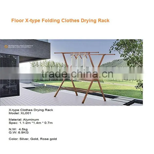 Foldable X-Shape Clothes Laundry Drying Rack Hanging Stand photo-3