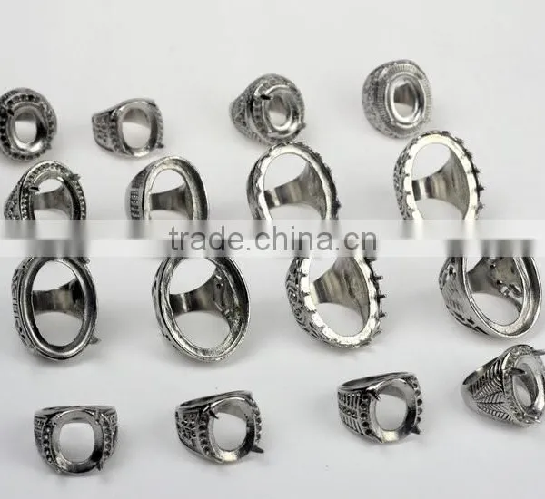Indonesia Men Gemstone Rings Titanium Ring Gemstone photo-2