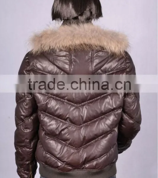 MEN'S LAMB LEATERH Down JACKET photo-3