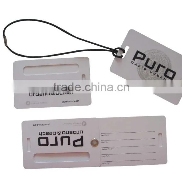 Promotional PVC/PU/Real Leather Luggage Tag photo-2