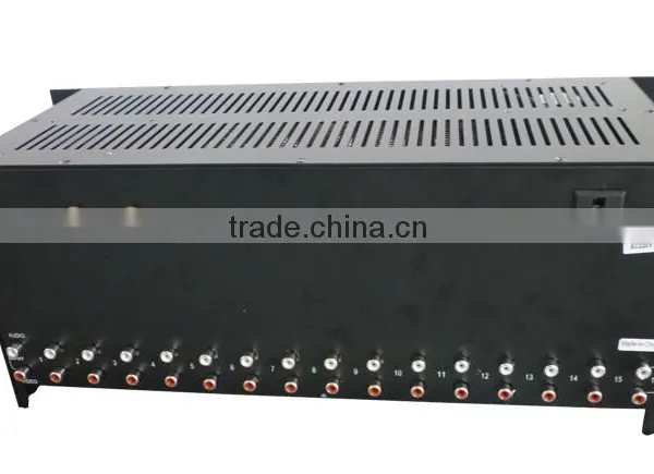 16x1 Modulators IPTV RF Modulators 16 Channels Mini Modulators With Combiner Cable TV Analog Modulators photo-2