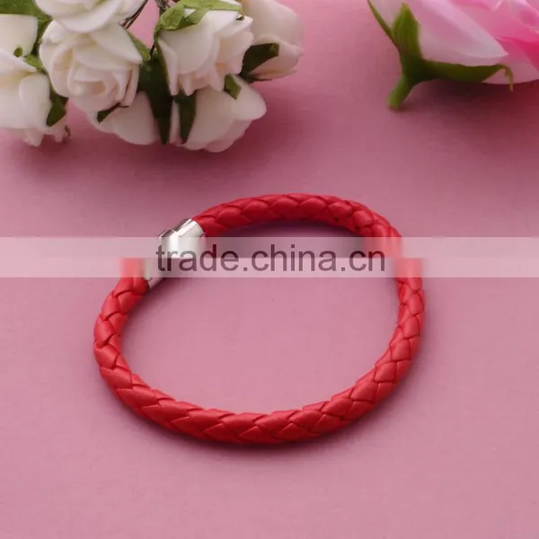 Antique Classical Leather Bracelet Alloy Button Jewelry Nnisex Multicolor Trendy Wholesale Leather Bracelet/ photo-3