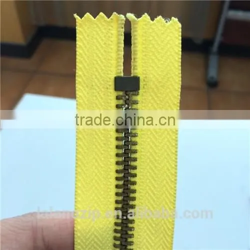 5# Metal Zipper Plated Dark Nickle Black for Front Zipper Wetsuit photo-6