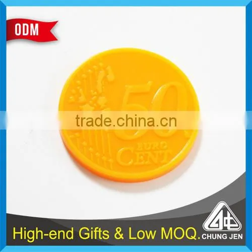 Best Selling Good Price Colorful Coin for Euro Supermarket Token Plastic photo-3