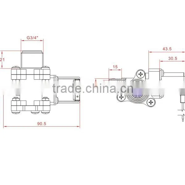 Infrared Sensor Sanitary Multi-way Shower Faucet Regulator Flower Water Magnetic Valve photo-4