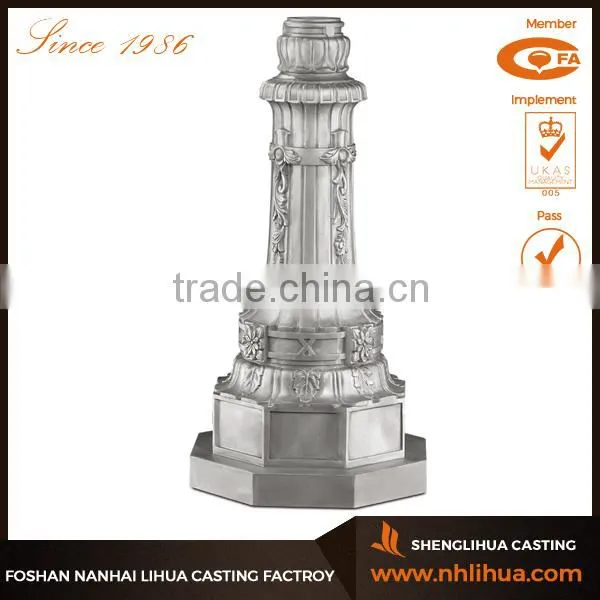 A038 High Craft Aluminum Sand Casting Decorative Light Pole Base