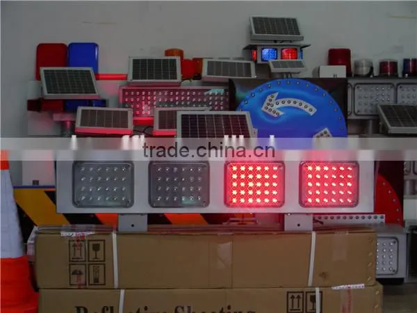 LED Traffic Warning Singal Solar Battery Powered Led Open Signs photo-6