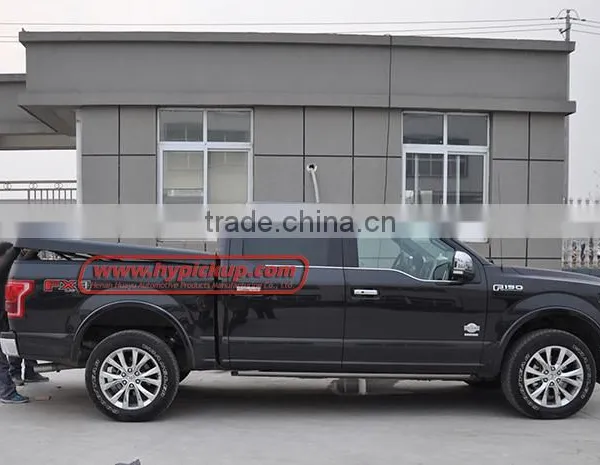 Fiberglass F-150 Supercrew Cab Hard Tonneau Cover
