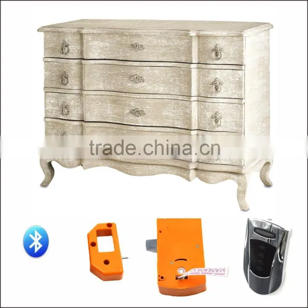 Alloy Smart Cabinet Mortise Door Lock Cylinder With Bluetooth Electronic Key photo-5