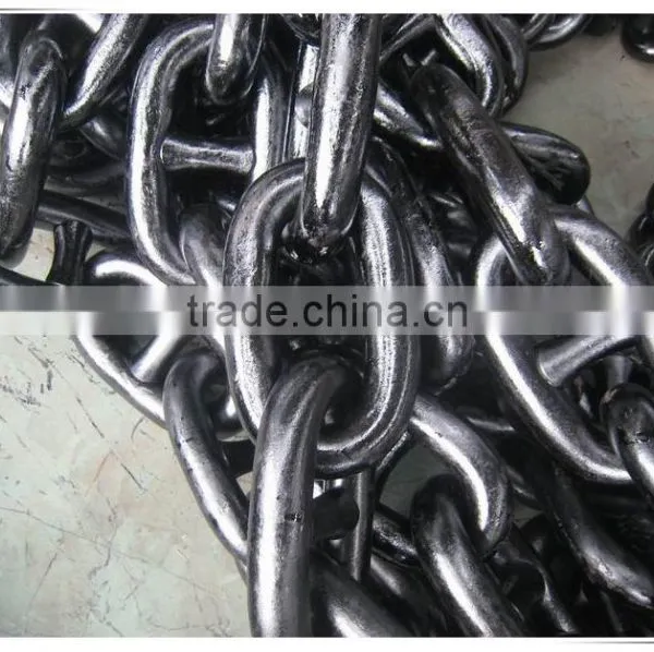 Black Painted Marine Anchor Chain With CCS Certificate photo-3