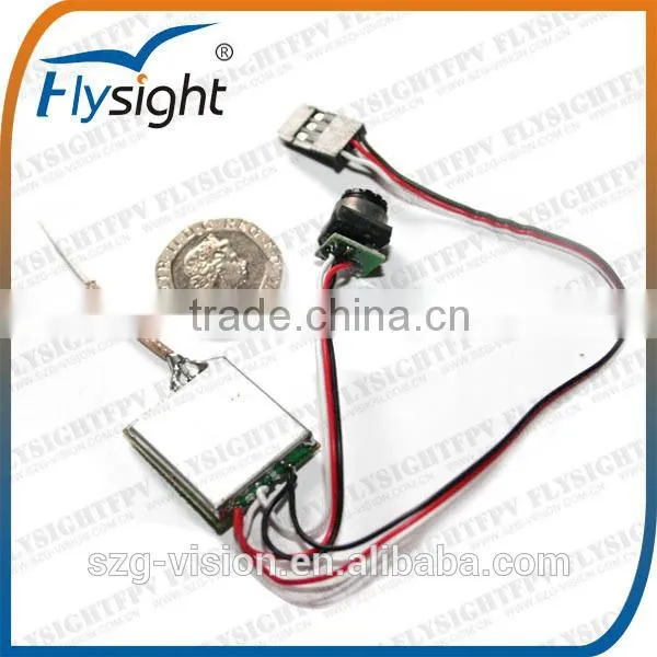 G2652 CM100T 5.8g Wireless 200mw Fpv TX Transmitter Module With 1g Mini Fpv Camera for Mini RC Airplane photo-5