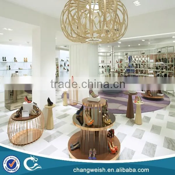 Round Shoe Rack Display
