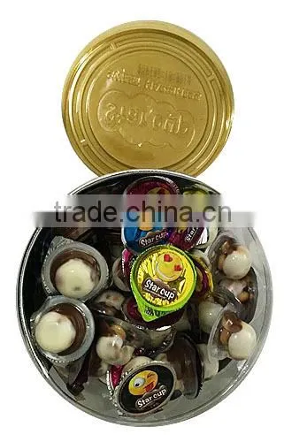 Star Cup Chocolate Cup With Biscuit