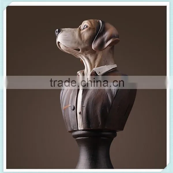 Resin Hand Carving Animal Statue Resin Animal Statue for Home Decoration photo-3