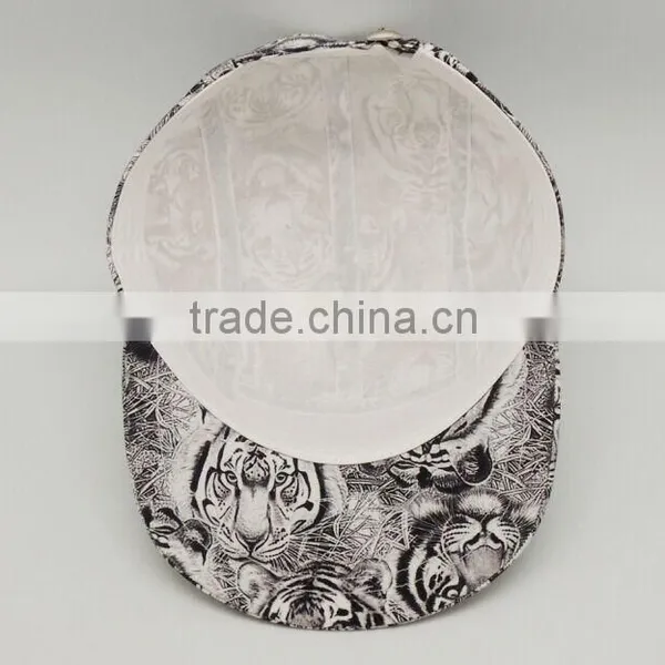Strap Buckle Sublimation Flat Brim 5 Panel Caps photo-4