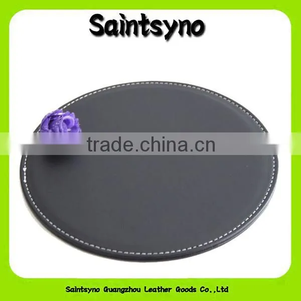 13004 Can be Custom-made Cup Leather Coaster photo-6