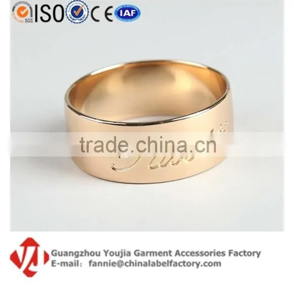 Personalised Own Name Solid Gold Metal Bracelet Jewelry