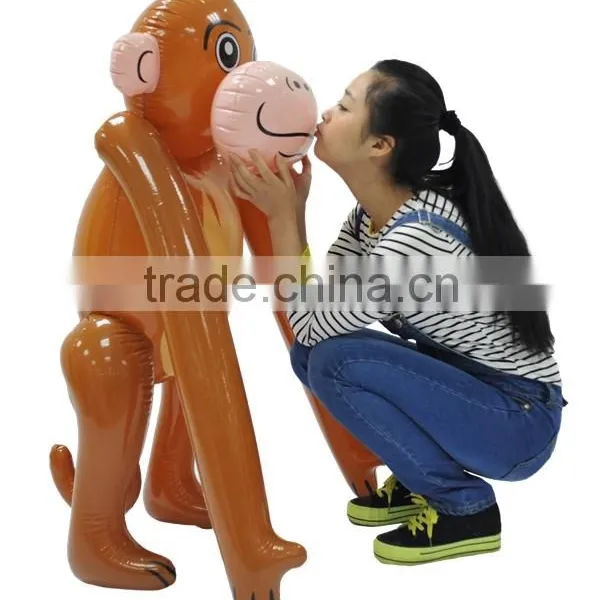 Cute PVC Inflatable Monkey Character Carton Toys Maker photo-5