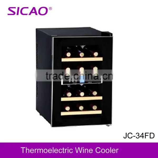 Newest Design 34litre Wood Shelf Dual Zone Bar Beer Cooler photo-2