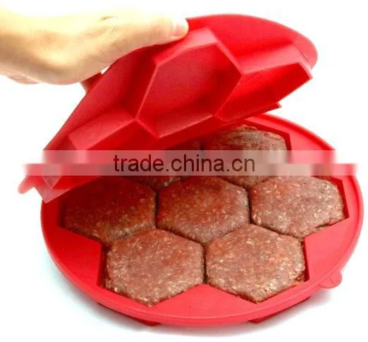 Freezer Container Perfect Burger Patties BPA Free Silicone Burger Press photo-3