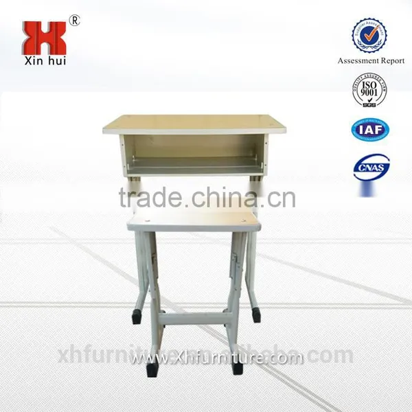 High Quality Wooden Desktop School Desk and Chair photo-6