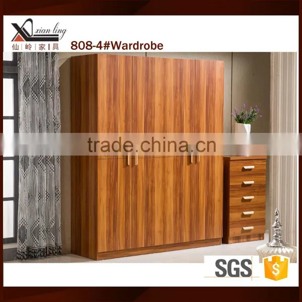 Wooden Almirah Designs in Bedroom Wall