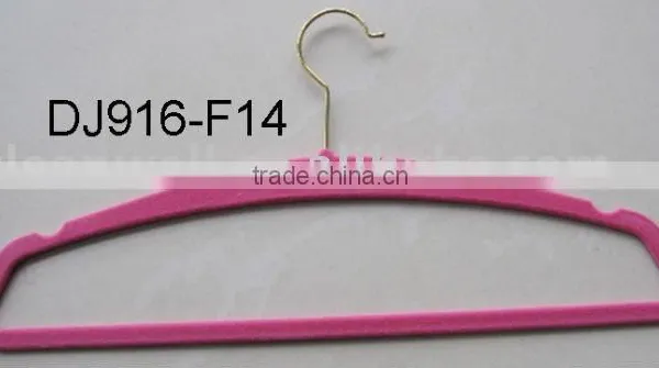 DJ916-F14 Flocked Hangers